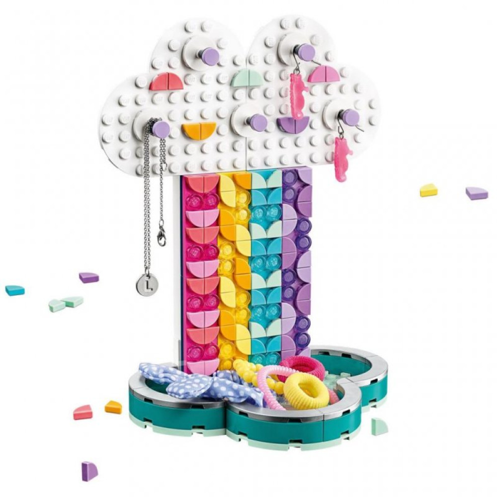 Конструктор LEGO DOTs Подставка для украшений Радуга 213 деталей (41905)