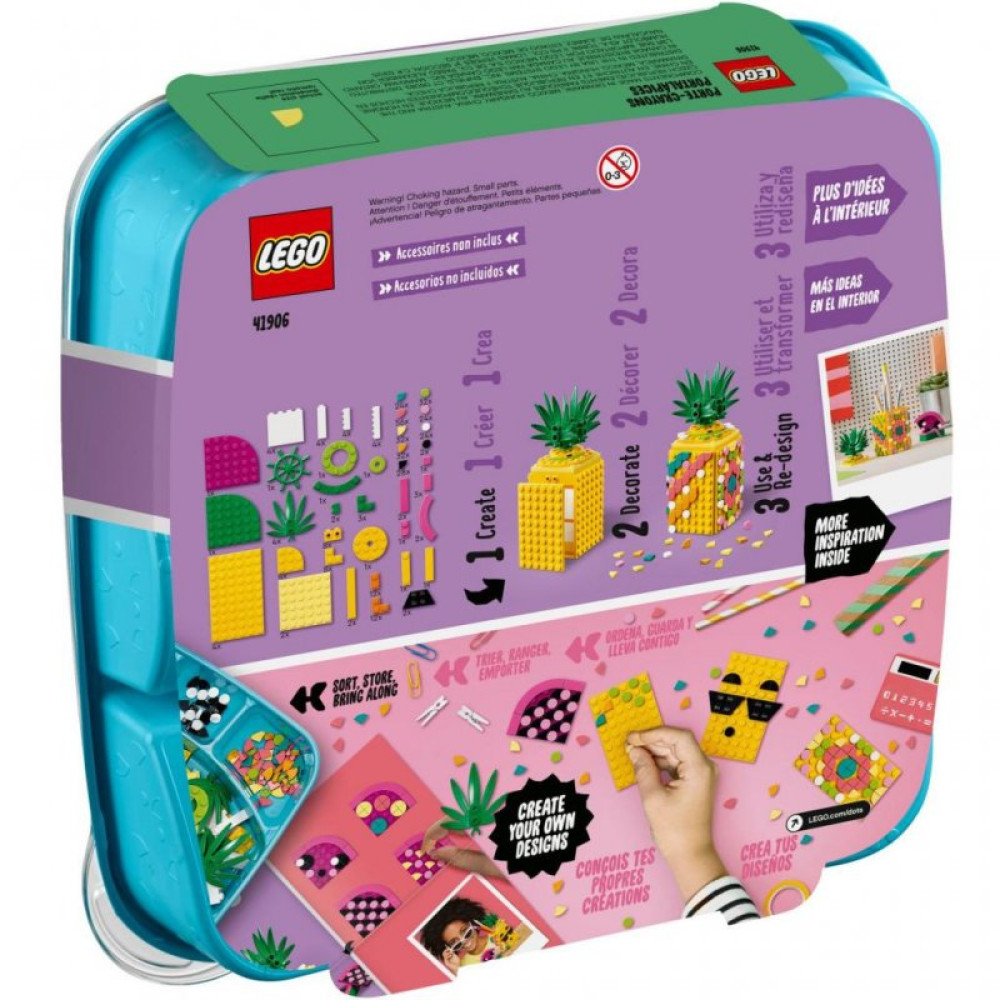 Конструктор LEGO DOTs Подставка для карандашей Ананас 351 деталей (41906)