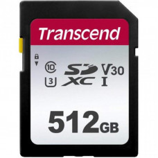 Карта памяти Transcend 512GB SDXC class 10 UHS-I (TS512GSDC300S)