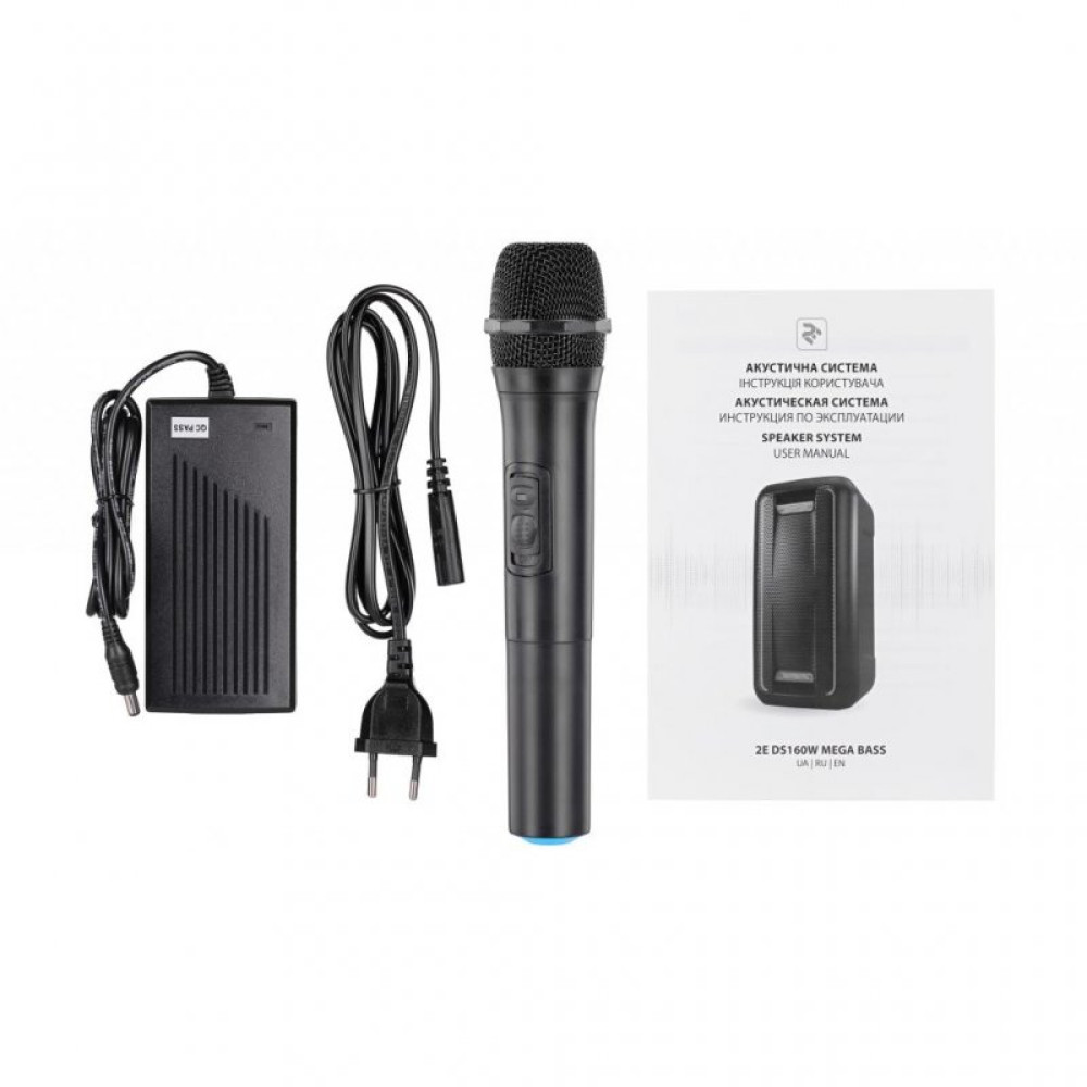 Акустична система 2E DS160W Mega Bass LED Black (2E-DS160WBK)