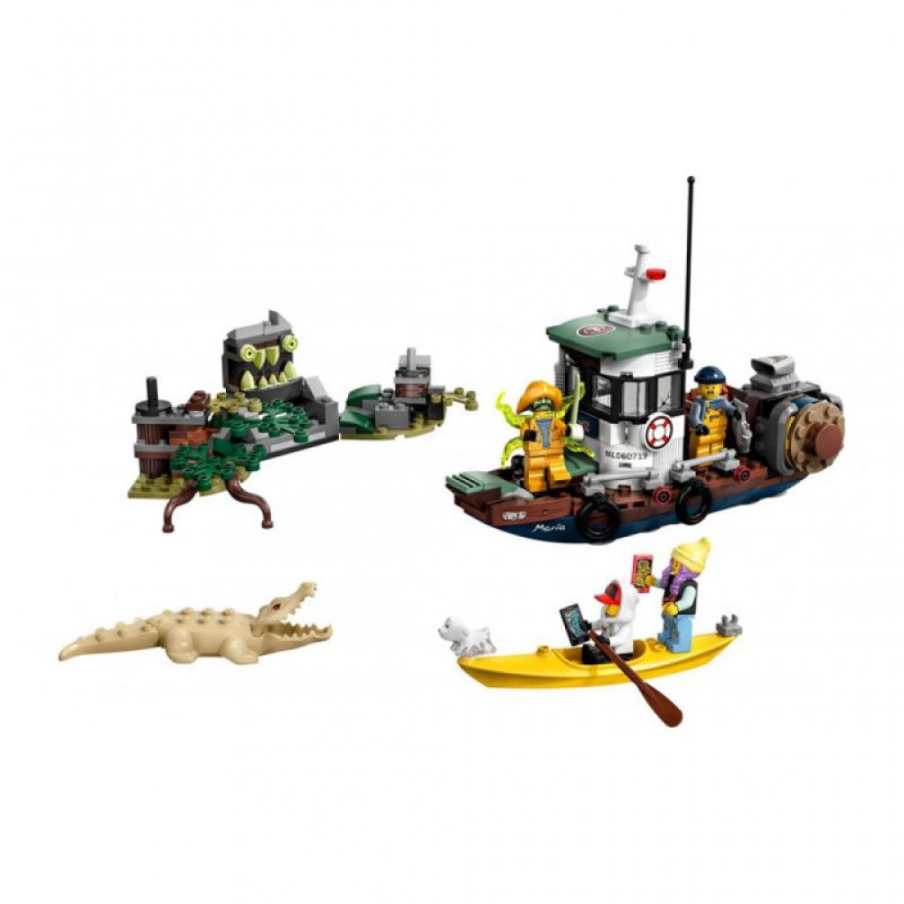 Конструктор LEGO Hidden Side Разбитый рыбацкий корабль 310 деталей (70419)