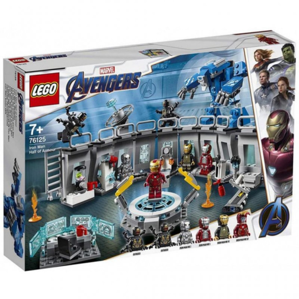 Конструктор LEGO Super Heroes Зал з костюмами Залізної Людини (76125)