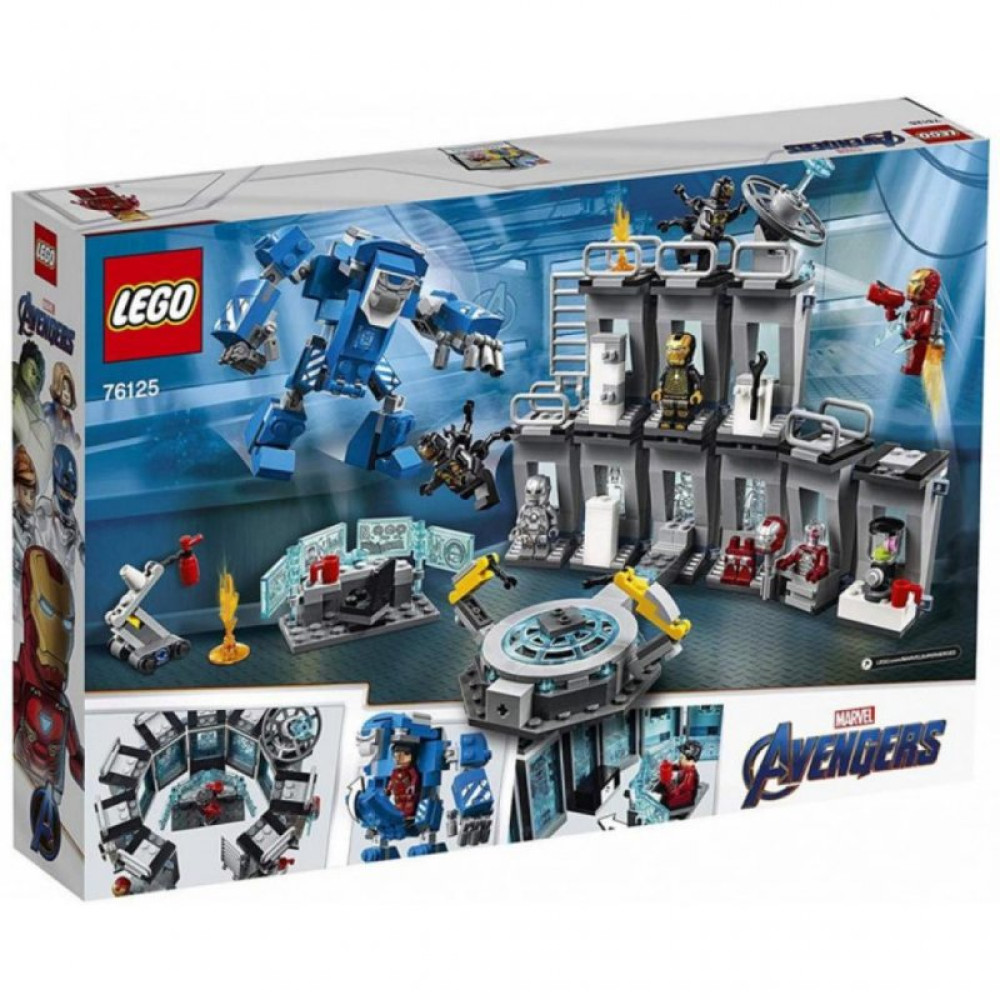 Конструктор LEGO Super Heroes Зал з костюмами Залізної Людини (76125)
