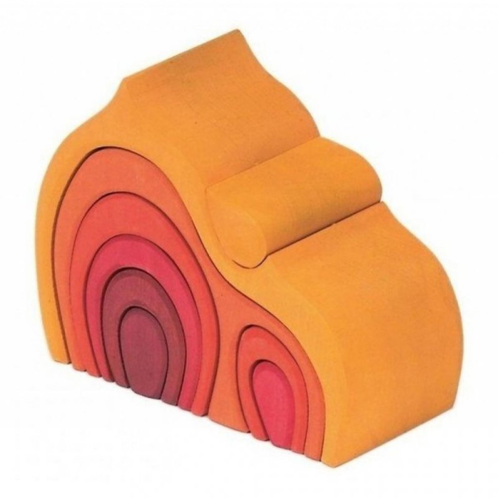 Конструктор nic Дом Хабл большой желтый (NIC523032)