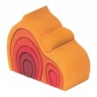 Конструктор Nic Дом Хабл большой желтый (NIC523032)