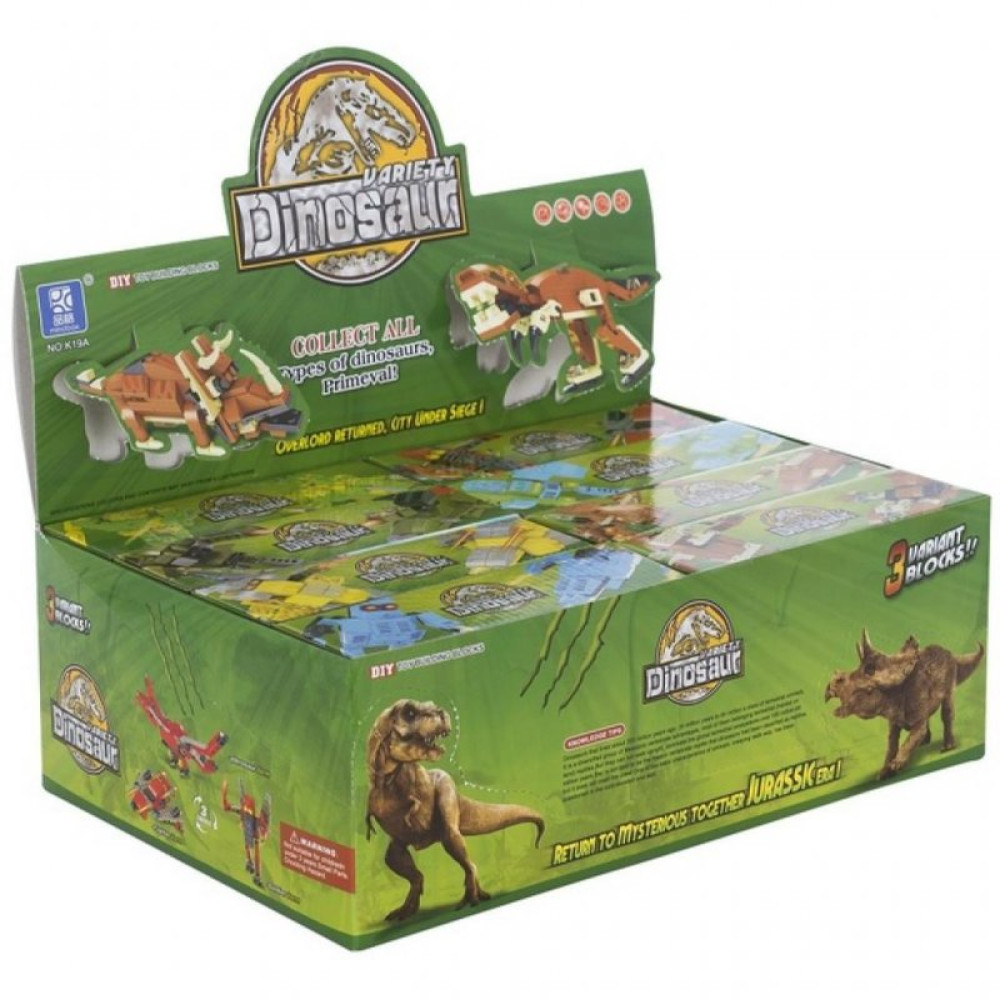 Конструктор Mindbox DINOSAURS в ассорт. (K19A)