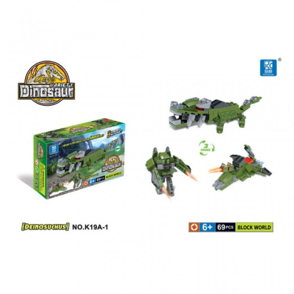 Конструктор Mindbox DINOSAURS в ассорт. (K19A)