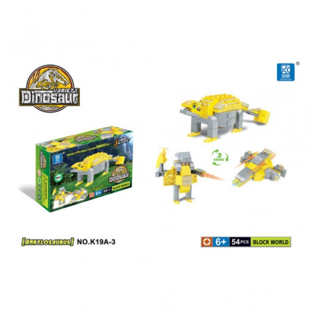 Конструктор Mindbox DINOSAURS в ассорт. (K19A)