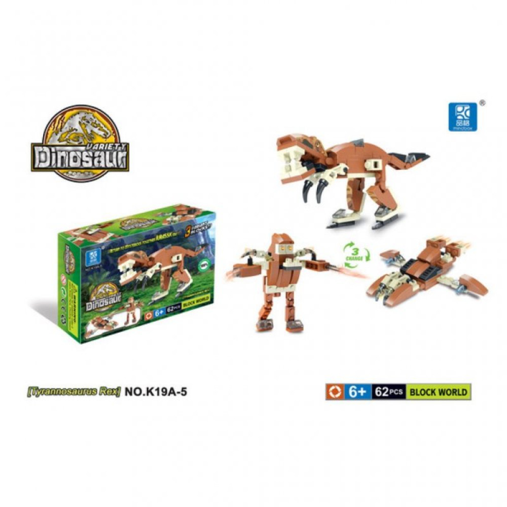 Конструктор Mindbox DINOSAURS в ассорт. (K19A)
