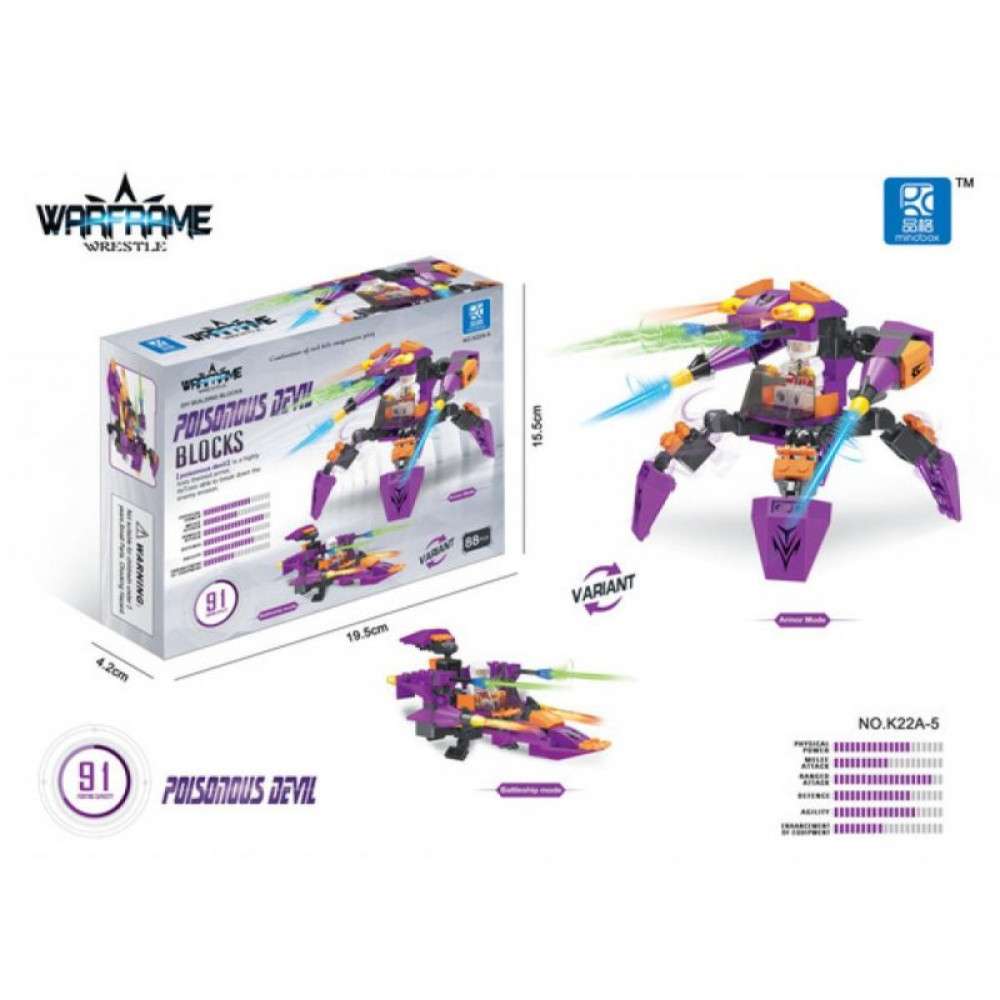 Конструктор Mindbox WARFRAME в ассорт. (K22A)