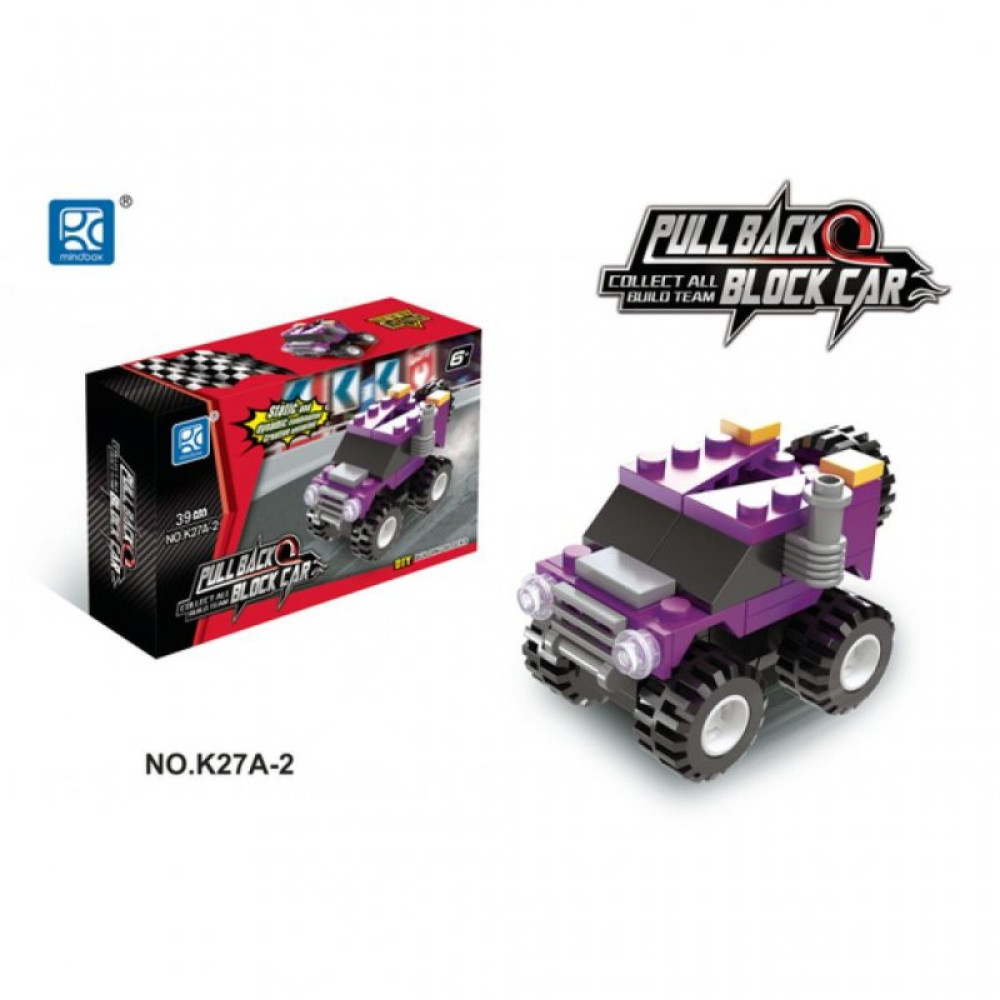 Конструктор Mindbox Инерционная машинка в ассорт. (K27A)