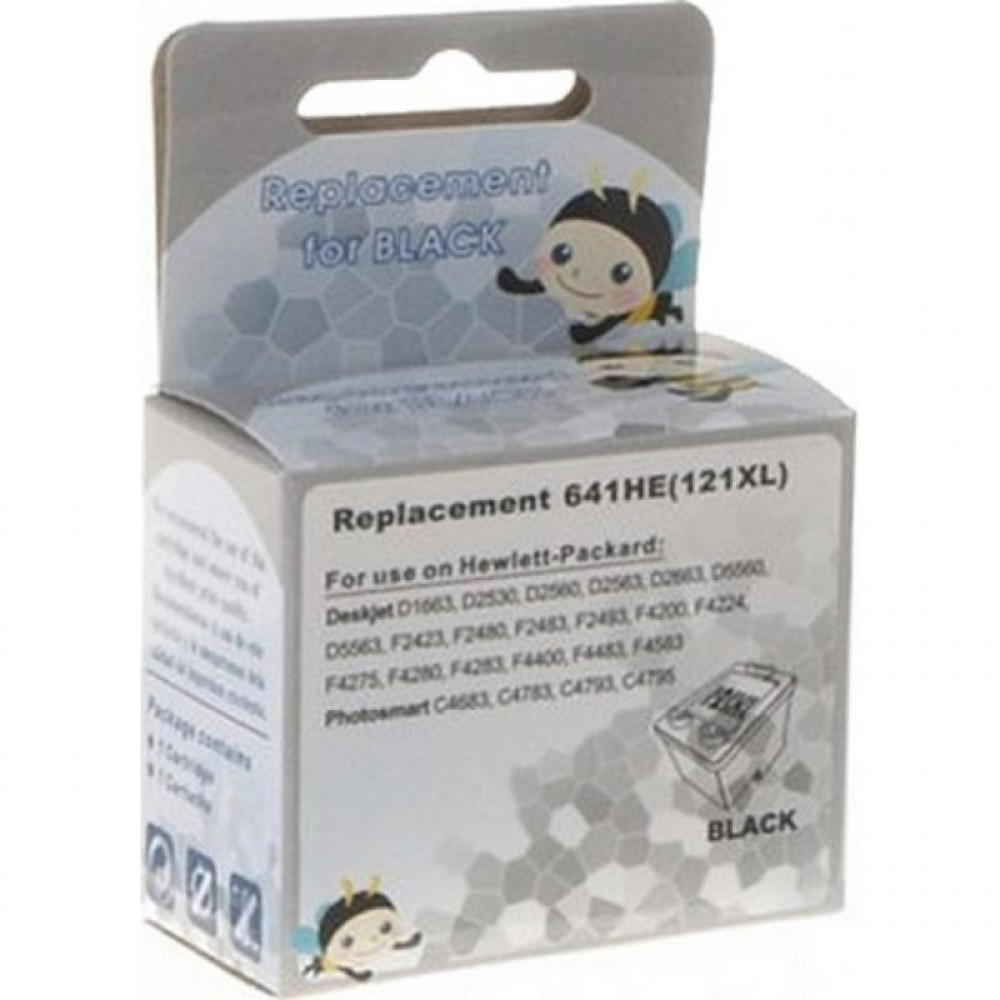 Картридж Microjet для HP №121 Black (CC641HE) (HC-I121B)