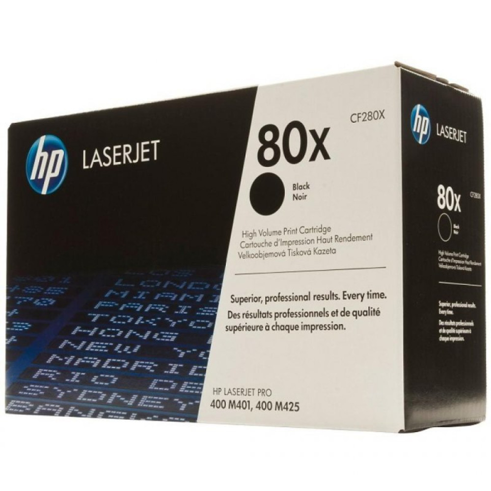 Картридж HP LJ 80XF Pro400 M401/Pro 400 MFP M425 DUAL PACK (CF280XF)