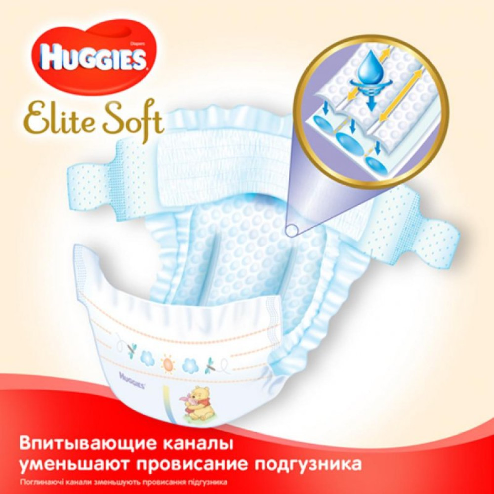 Підгузок Huggies Elite Soft 4 Small 19 шт (5029053546322) Підгузок Huggies Elite Soft 4 Small 19 шт (5029053546322)