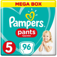 Підгузок Pampers трусики Pants Junior Розмір 5 (12-17 кг), 96 шт (4015400697541)
