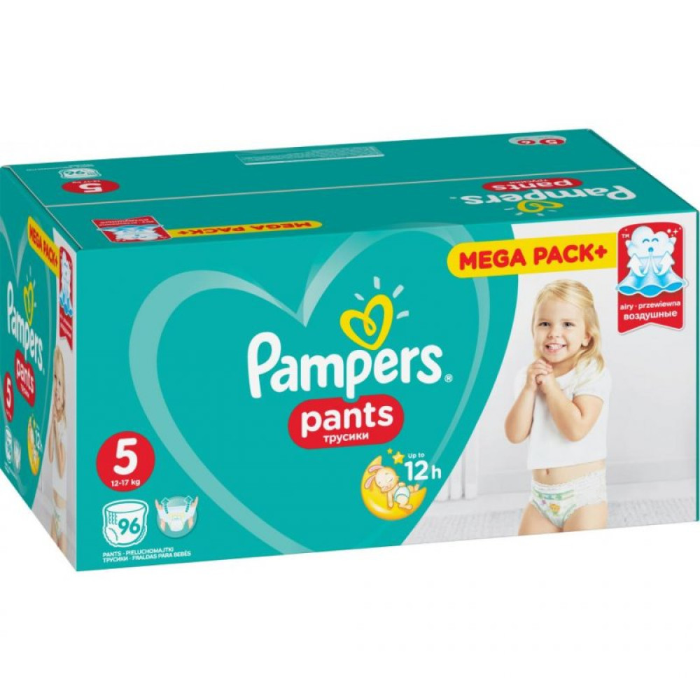 Подгузник Pampers трусики Pants Junior Размер 5 (12-17 кг), 96 шт (4015400697541) Подгузник Pampers трусики Pants Junior Размер 5 (12-17 кг), 96 шт (4015400697541)