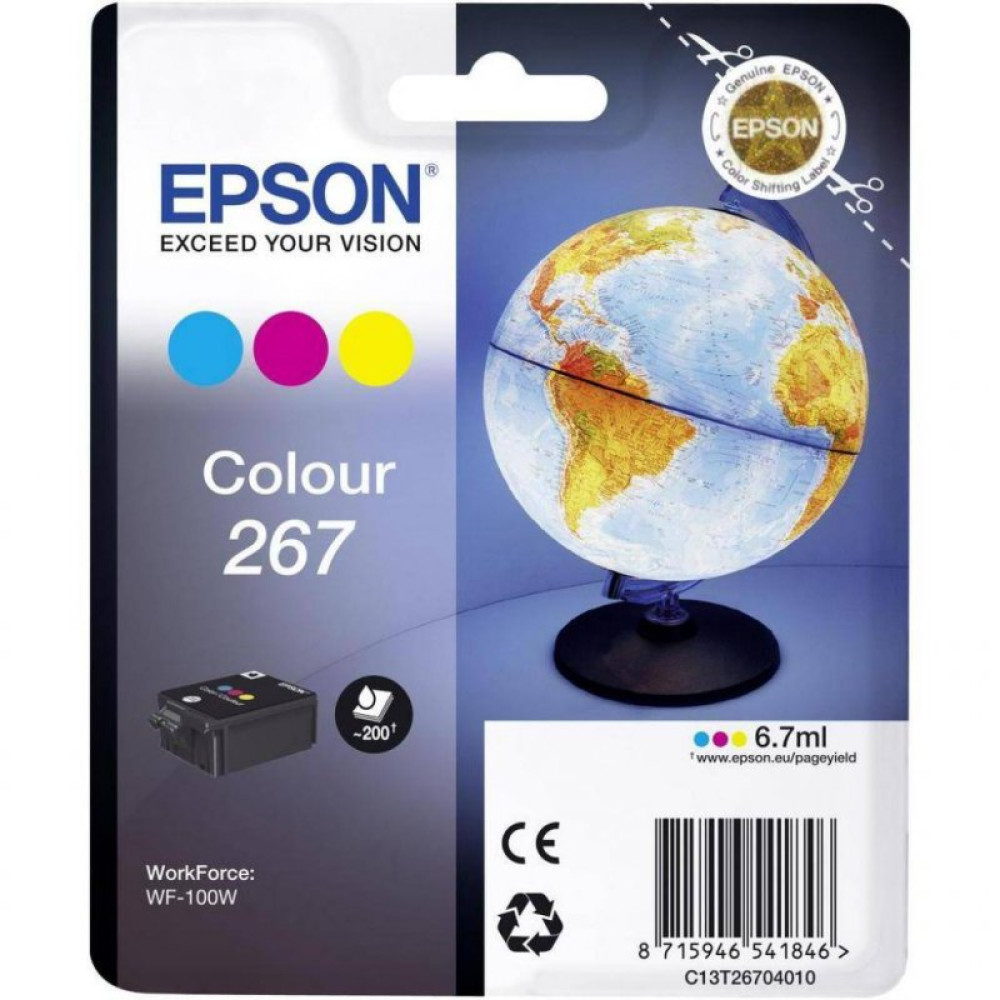 Картридж EPSON WorkForce WF-100W color (C13T26704010)