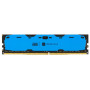 Модуль пам'яті для комп'ютера DDR4 8GB 2400 MHz Iridium Blue Goodram (IR-B2400D464L15S/8G)