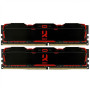 Модуль памяти для компьютера DDR4 16GB (2x8GB) 3000 MHz Iridium X Black GOODRAM (IR-X3000D464L16S/16GDC)