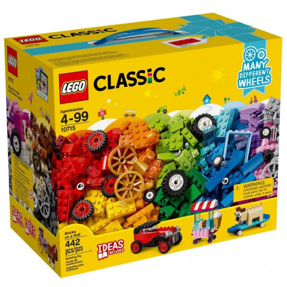 Конструктор LEGO Classic Кубики и колеса (10715)