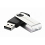 USB флеш накопитель eXceleram 8GB P1 Series Silver/Black USB 2.0 (EXP1U2SIB08)