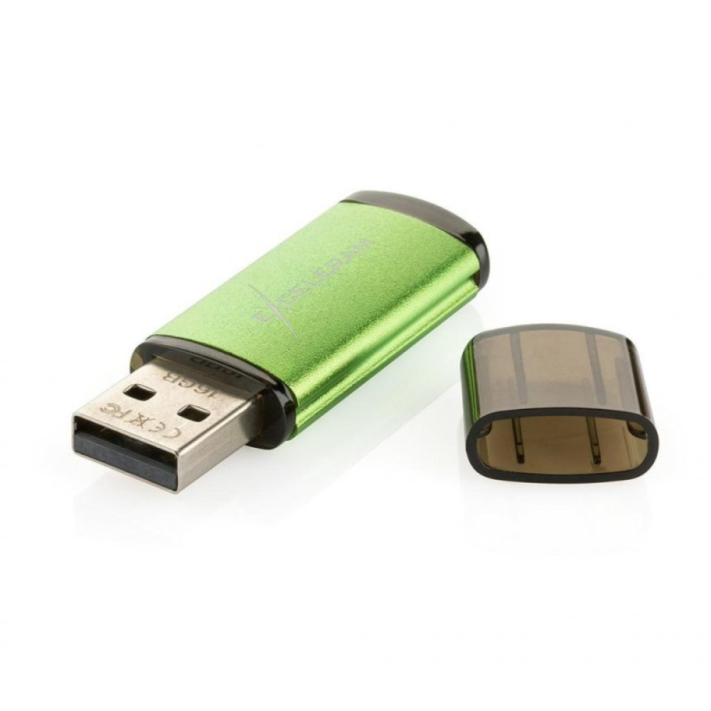 USB флеш накопитель eXceleram 16GB A3 Series Green USB 3.1 Gen 1 (EXA3U3GR16)