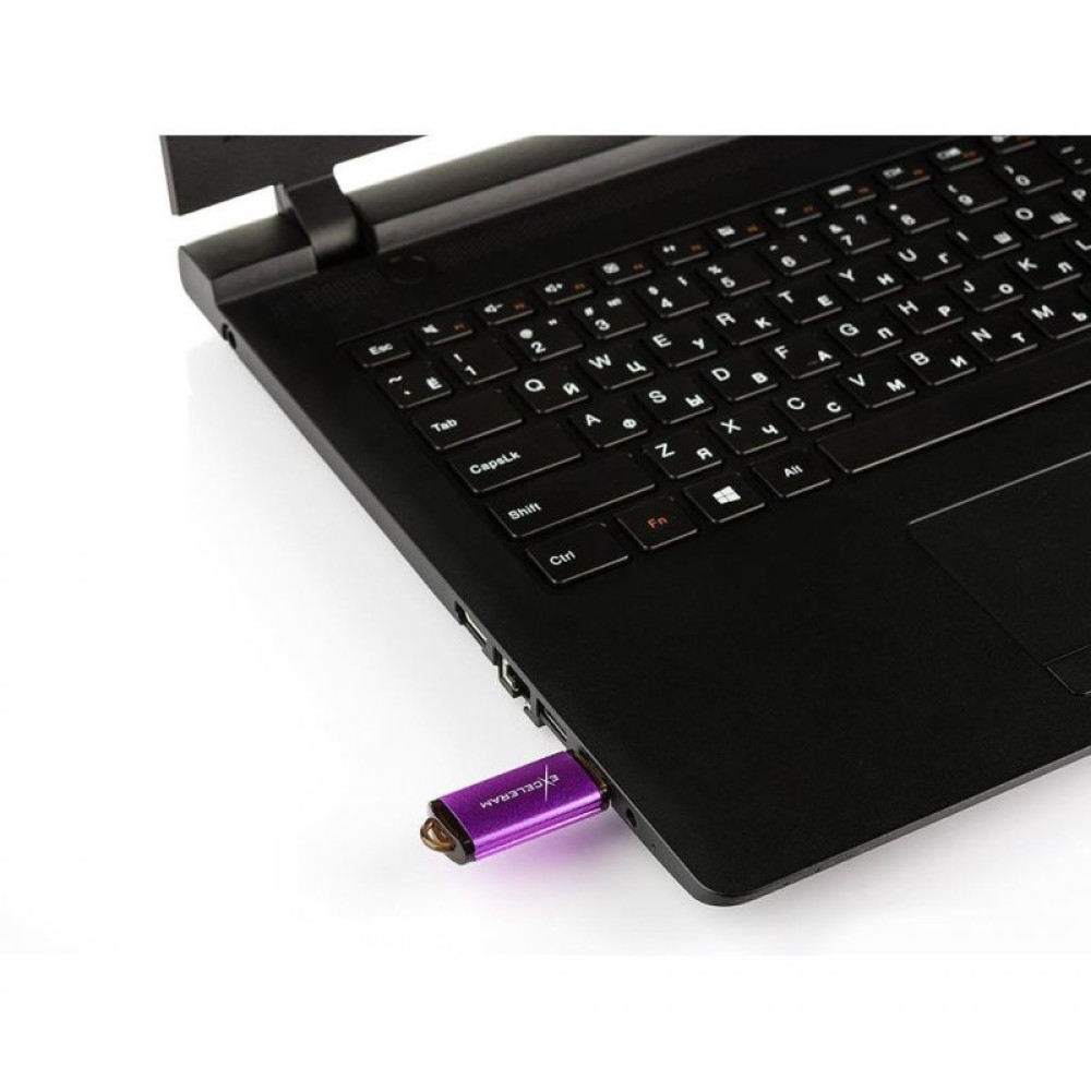 USB флеш накопитель eXceleram 16GB A3 Series Purple USB 2.0 (EXA3U2PU16)