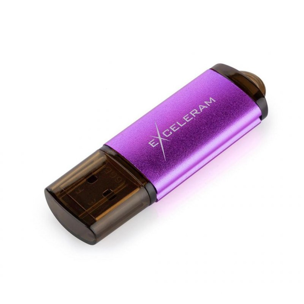 USB флеш накопитель eXceleram 8GB A3 Series Purple USB 2.0 (EXA3U2PU08)