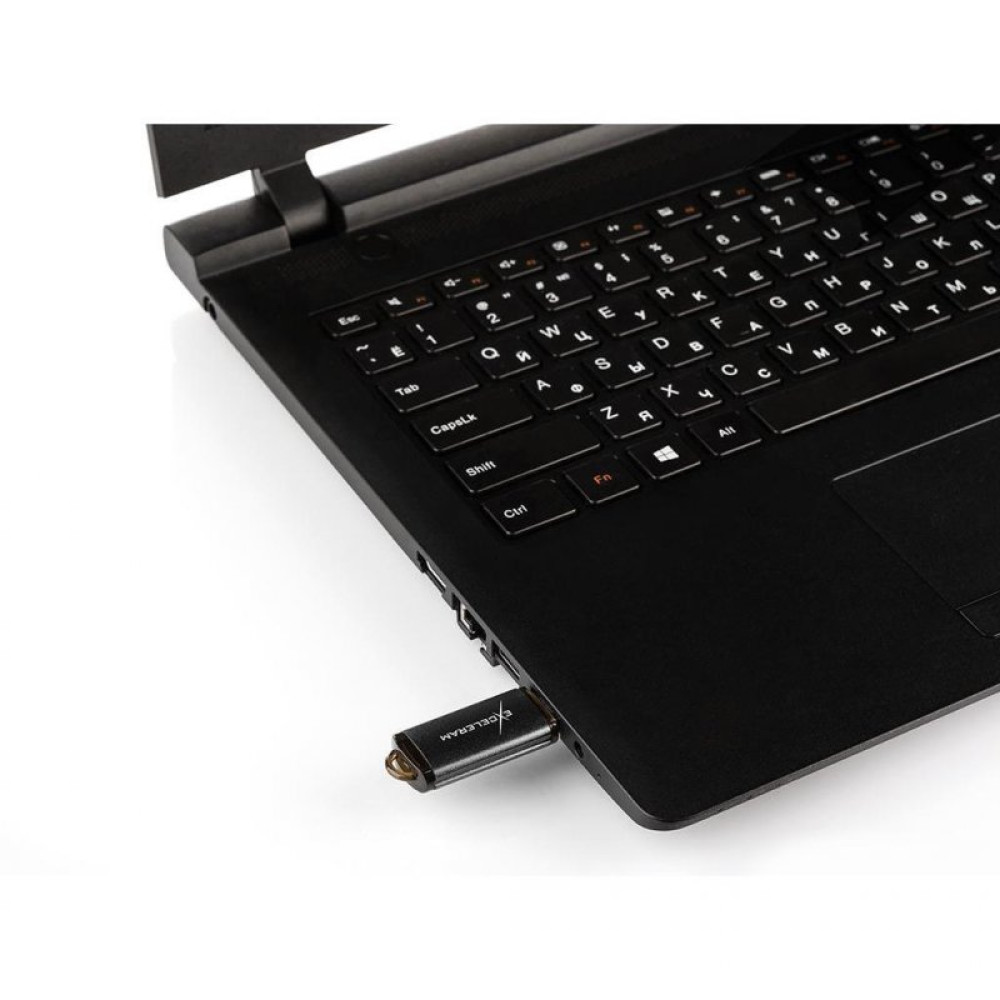 USB флеш накопичувач eXceleram 64GB A3 Series Black USB 3.1 Gen 1 (EXA3U3B64)