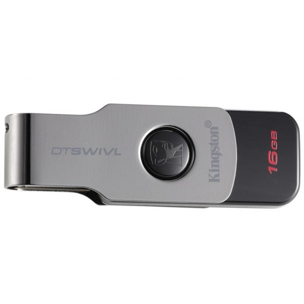 USB флеш накопичувач Kingston 16GB DT SWIVL Metal USB 3.0 (DTSWIVL/16GB)