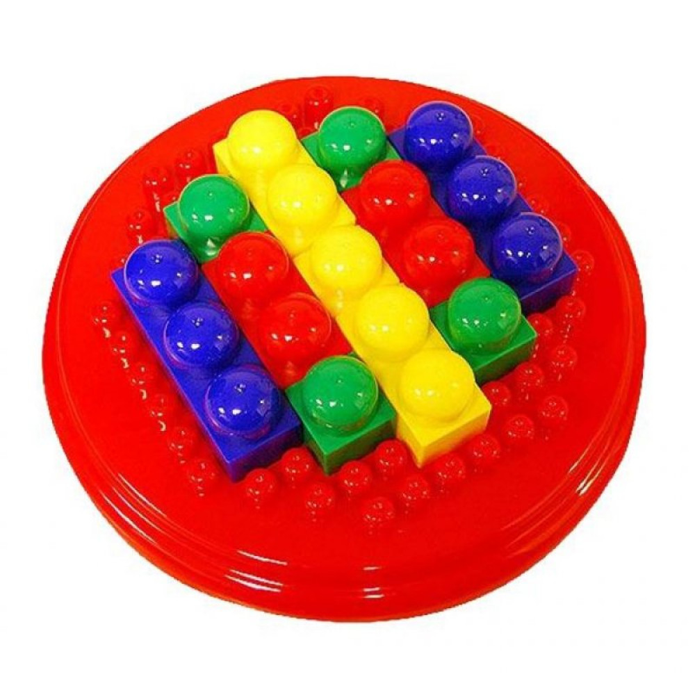 Конструктор Polesie Юниор 57 элементов в ведре Макси с кришкою (1853)