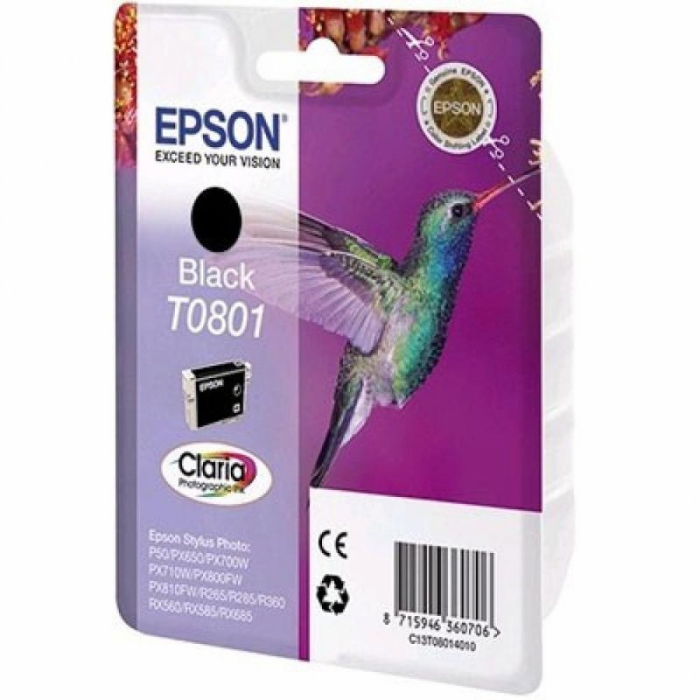 Картридж EPSON P50/ PX660/720WD/820FWD black (C13T08014010 / C13T08014011)