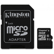 Карта пам'яті Kingston 16GB microSDHC Class 10 UHS-I (act_SDC10G2/16GB)