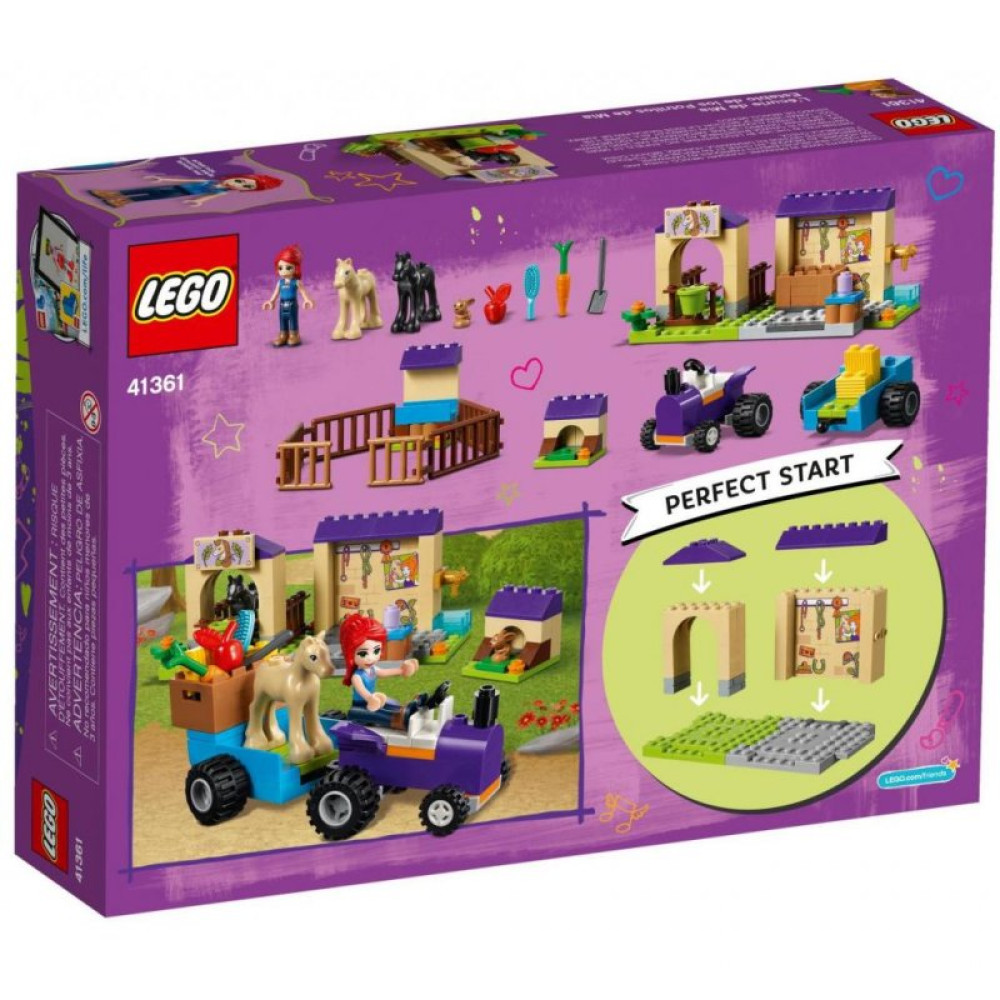 Конструктор LEGO Friends Конюшня для жеребят Мии 118 деталей (41361)