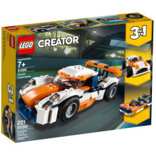 Конструктор LEGO Creator Оранжевый гоночный автомобиль 221 деталь (31089)