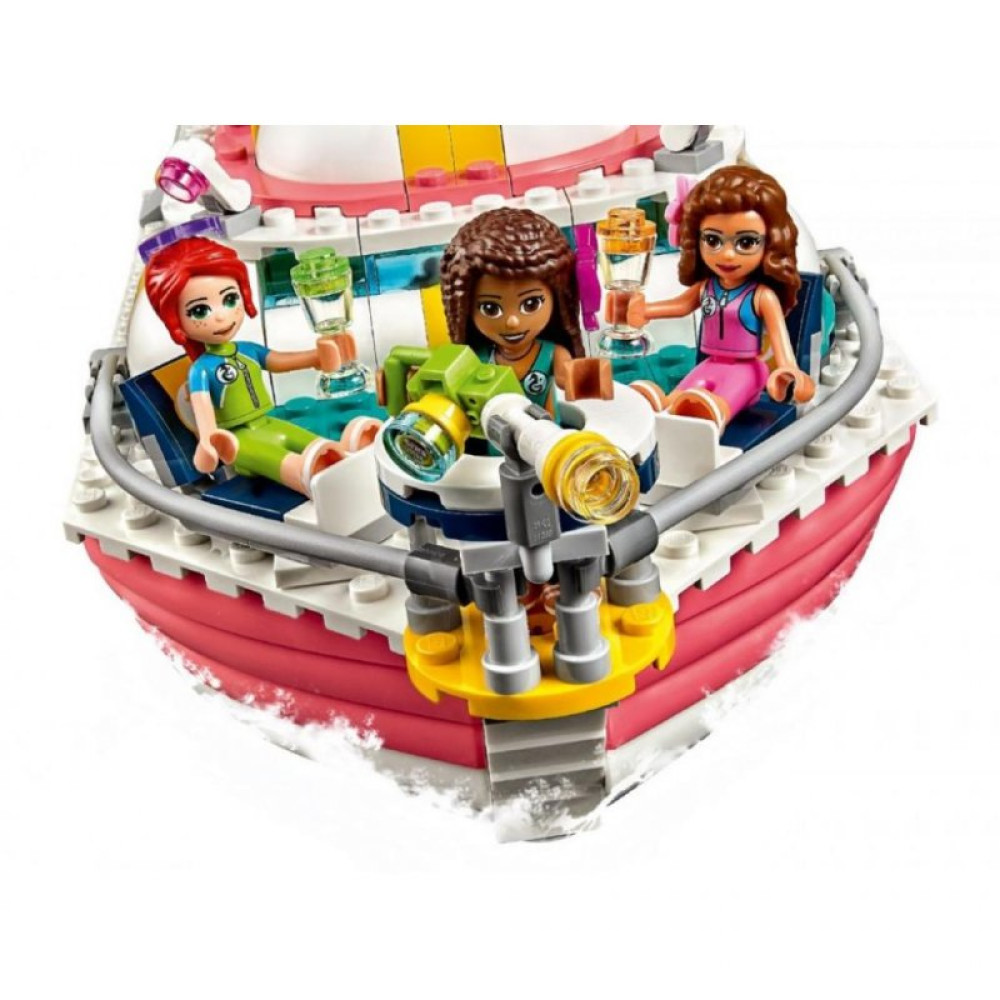 Конструктор LEGO Friends Катер для спасательных операций 908 деталей (41381)