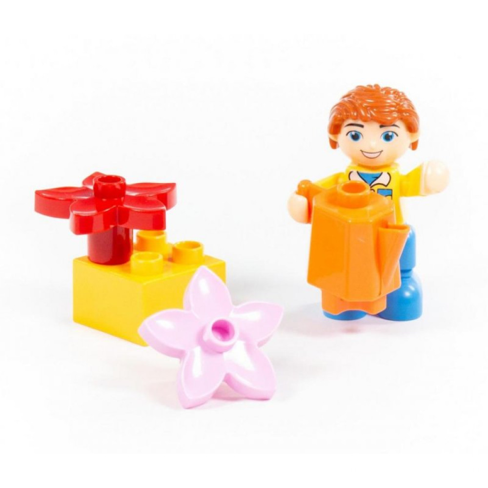 Конструктор Polesie Макси Мини-Домик 21 элемент в коробке (77677)