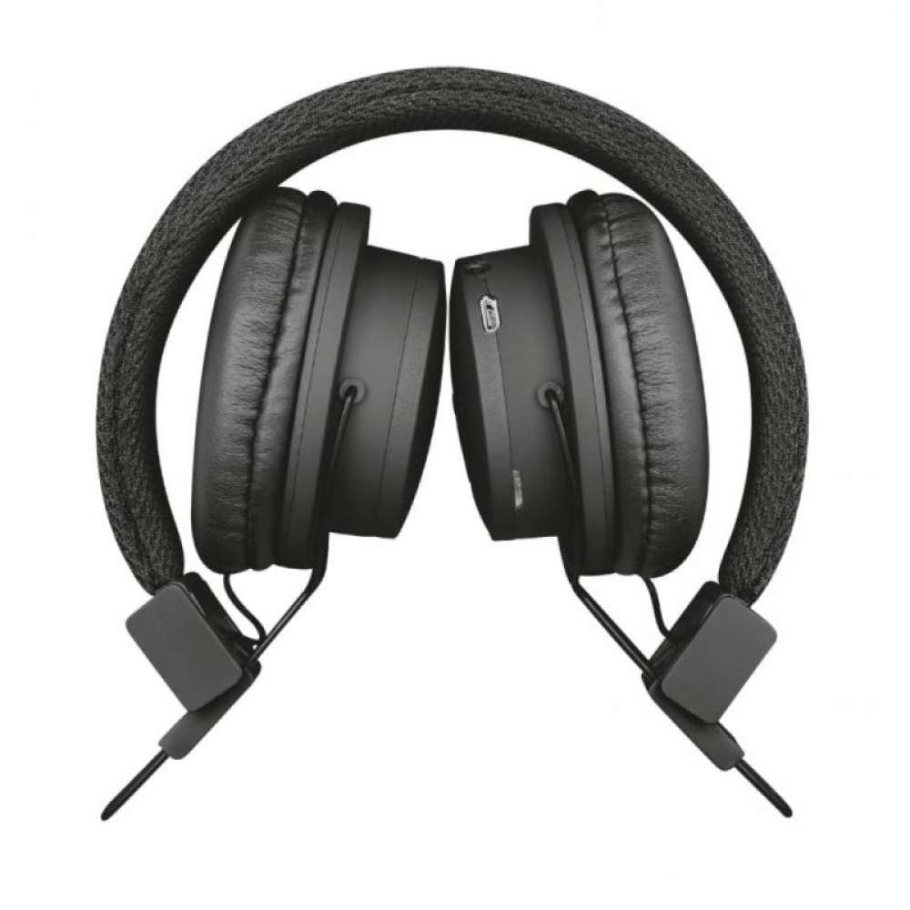 Наушники Trust Leva Wireless Over-Ear Mic Black (21754)