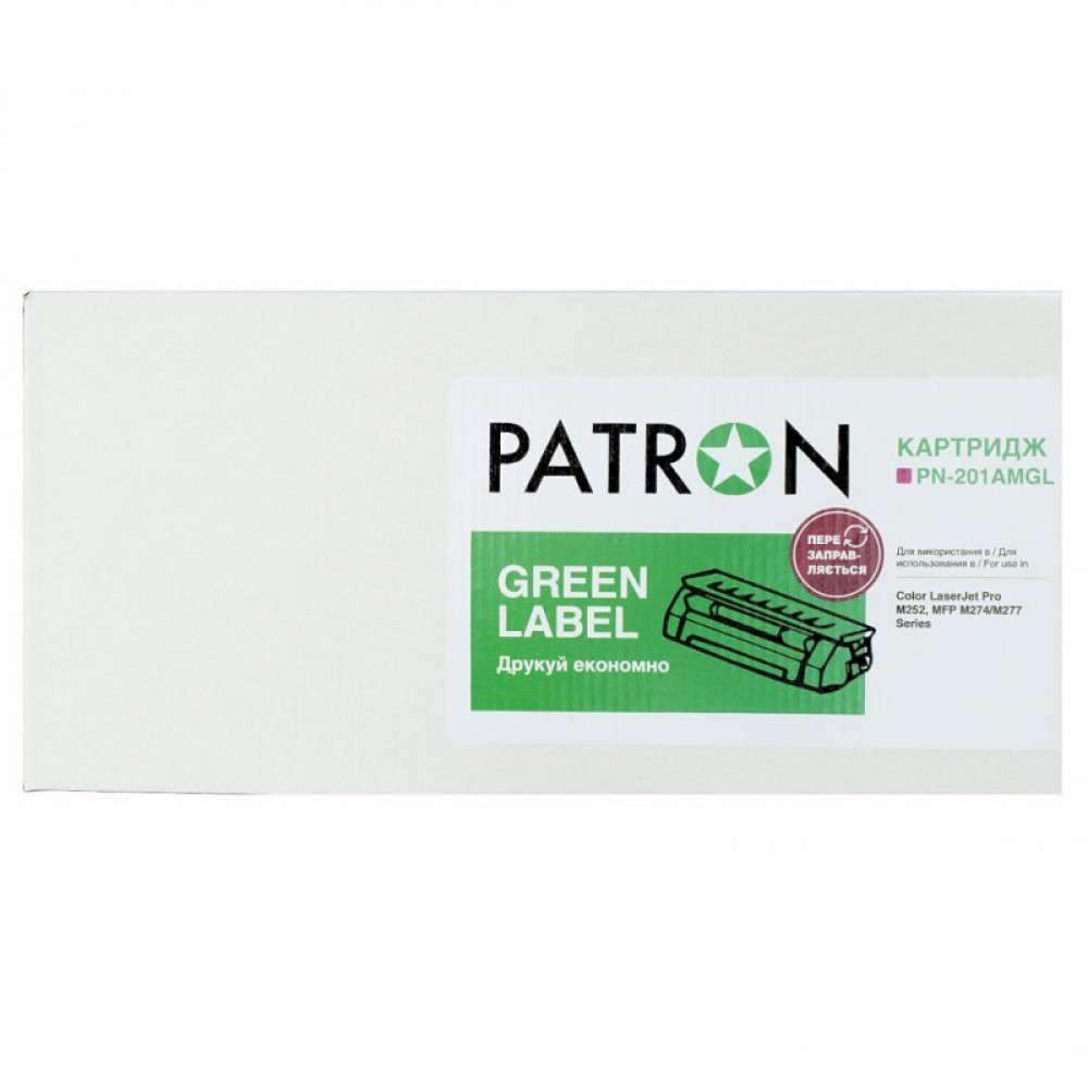 Картридж PATRON HP CLJ CF403A для M252/M274/M277 Magenta, GREEN Label (PN-201AMGL)