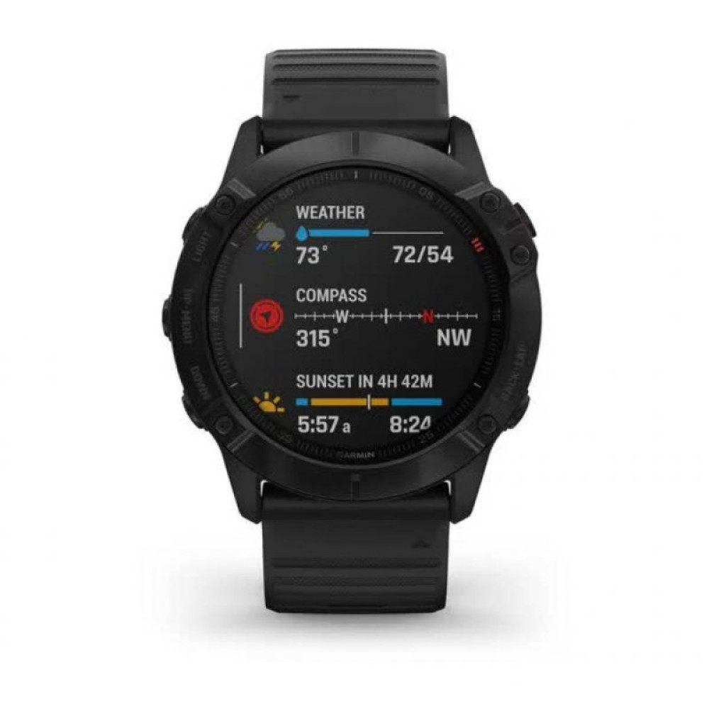 Смарт-годинник Garmin Fenix 6X Pro Black with Black Band (010-02157-01/00)