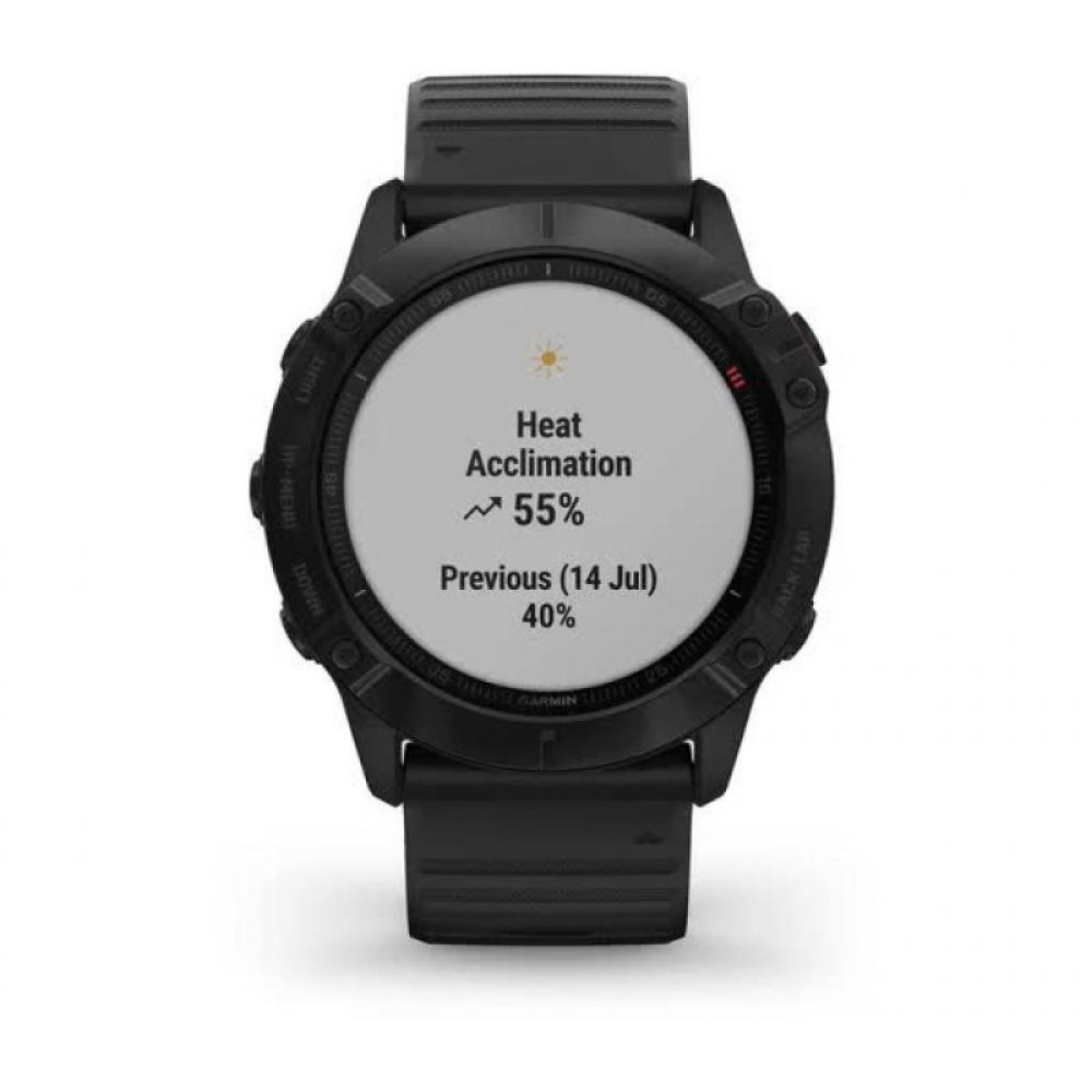 Смарт-годинник Garmin Fenix 6X Pro Black with Black Band (010-02157-01/00)