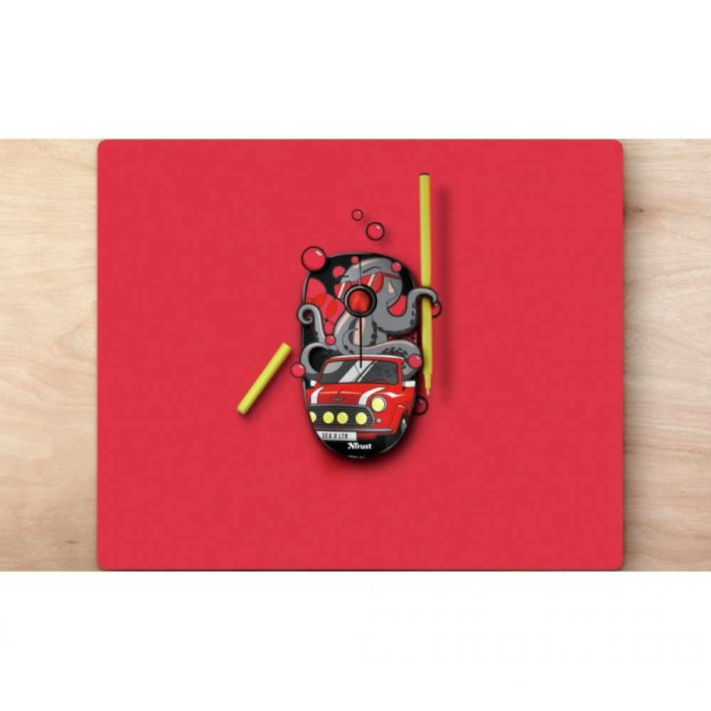 Мишка Trust Sketch Silent Click Wireless Red (23336)