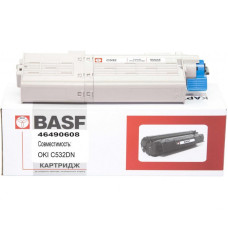 Картридж тонер BASF OKI C532/542, MC563/573 Black 46490608 (KT-46490608)