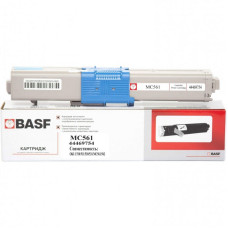 Картридж тонер BASF OKI C510/511/530 Cyan 44469754 (KT-MC561C)