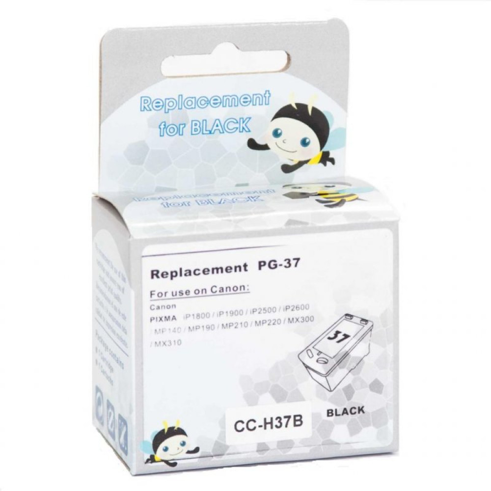 Картридж MicroJet Canon PG-37Bk/2145B005 (CC-H37B)