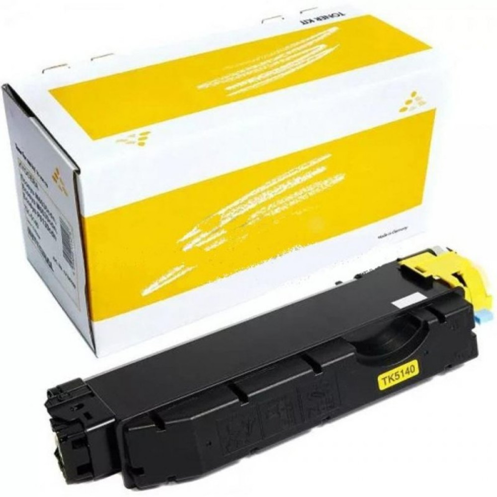 Тонер-картридж Integral Kyocera TK-5140Y + Waste Box + Chip (12100159)