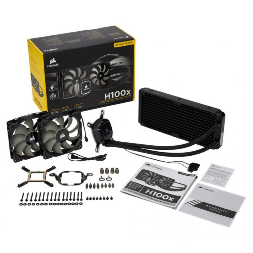 Кулер для процессора CORSAIR Hydro H100x (CW-9060040-WW)