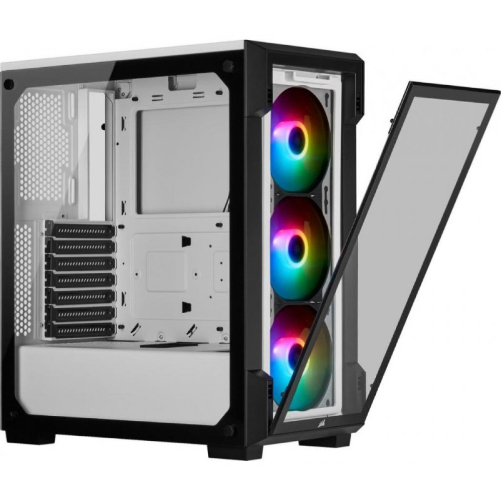 Корпус CORSAIR 220T RGB White (CC-9011191-WW)