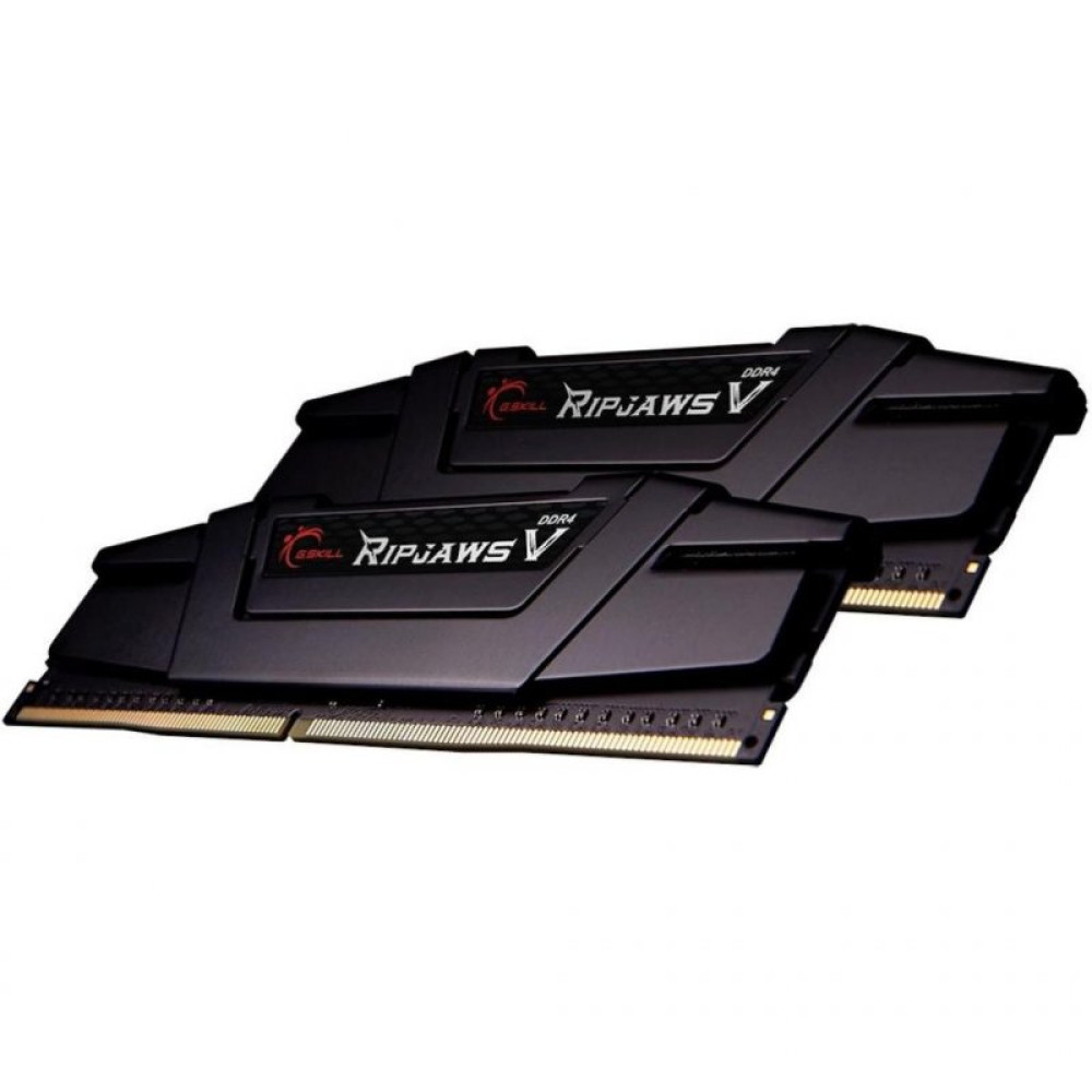 Модуль пам'яті для комп'ютера DDR4 16GB (2x8GB) 4000 MHz RipjawsV Black G.Skill (F4-4000C15D-16GVK)