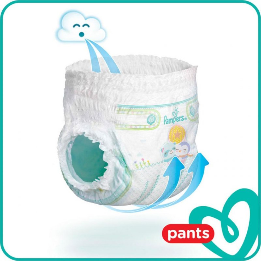 Подгузник Pampers трусики Pants Размер 7 (17+ кг), 80 шт (8001841133812)